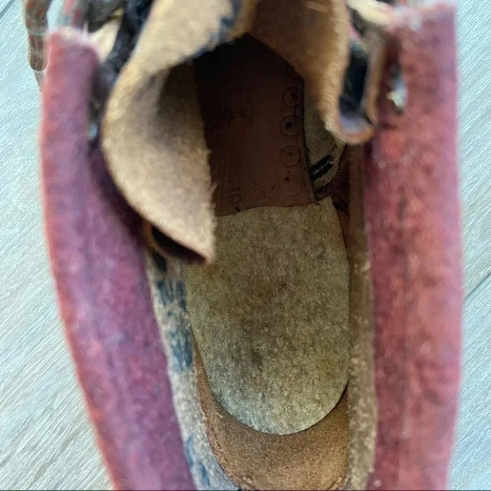 Antique Vintage Square Toe Leather Ski Boots